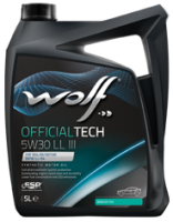 Моторное масло Wolf Officialtech 5W-30 C3 LL III 5л