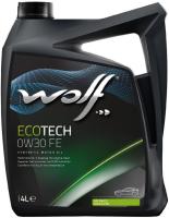 Моторное масло Wolf Ecotech 0W-30 FE 4л 
