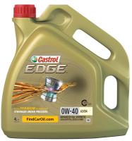 Моторное масло Castrol EDGE 0W-40 A3/B4 4л