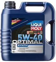 Моторное масло Liqui Moly Optimal Synth 5W-40 4л 