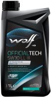 Моторное масло Wolf Officialtech 5W-30 C3 LL III 1л