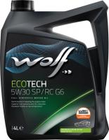Моторное масло Wolf Ecotech 5W-30 SP/RC D1-3 (G6) 4л