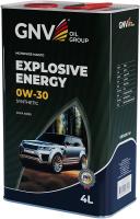 Моторное масло GNV Explosive Energy Synthetic 0W-30 4л