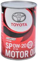 Моторное масло Toyota 0W-20 1л